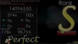 Osu! Rise Against - Whereabouts Unknown FC