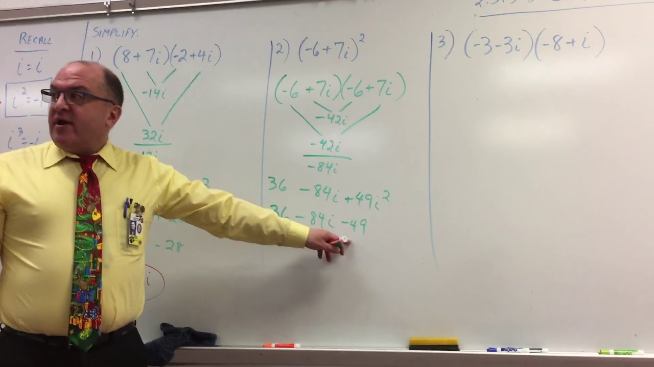 Complex Numbers 2 (FOIL) - YouTube