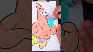 Coloring Patrick #spongebob #coloring #art