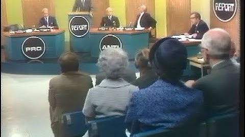 Common Market Debate | European Union | Opening Statements | Part 1 | 1970