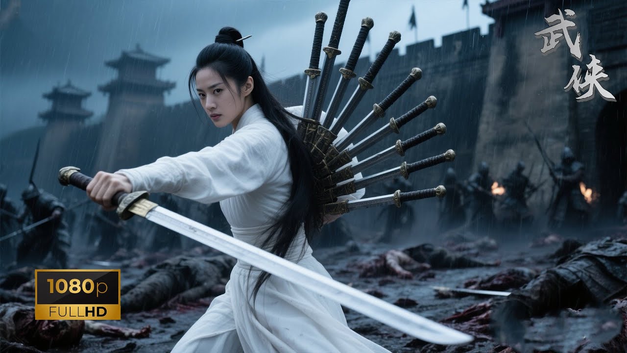 Хулиганы терроризируют людей—продавщица цветов оказывается мастером кунг-фу и мгновенно всех убивает