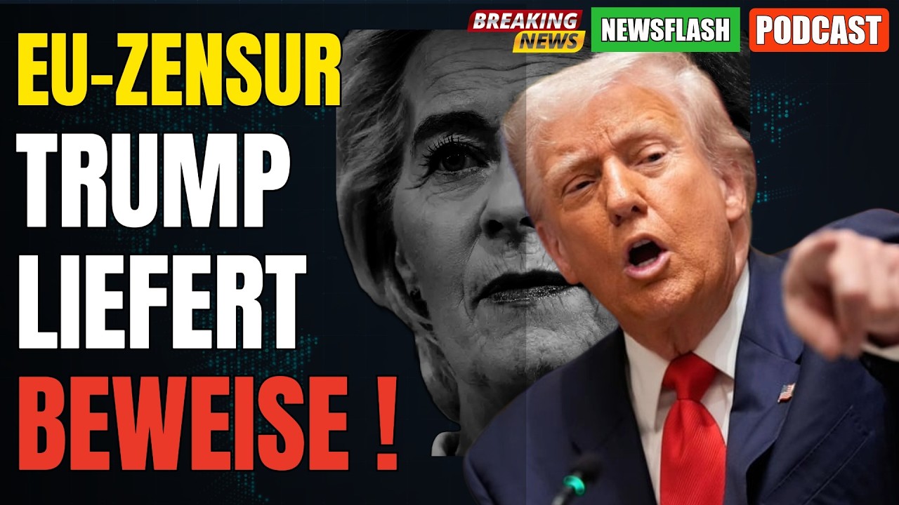 🔴EILT💣 EU hat Wahlen manipuliert⚡Trump Justizbehörde liefert die Beweise ⚡CDU fordert Gendern
