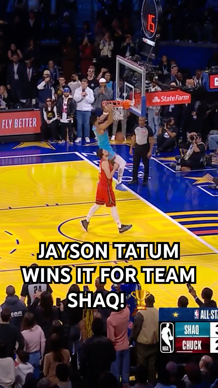 Jayson Tatum dunk gives Shaq’s OGs the All-Star championship ?