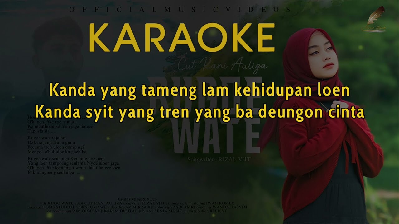 KARAOKE RUGOE WATE - CUT RANI (Official)