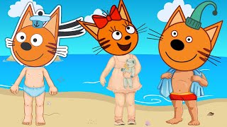 Мимимишки - Мультик для детей Новая серия о том как Карамелька, Коржик и Капмот поехали на пляж