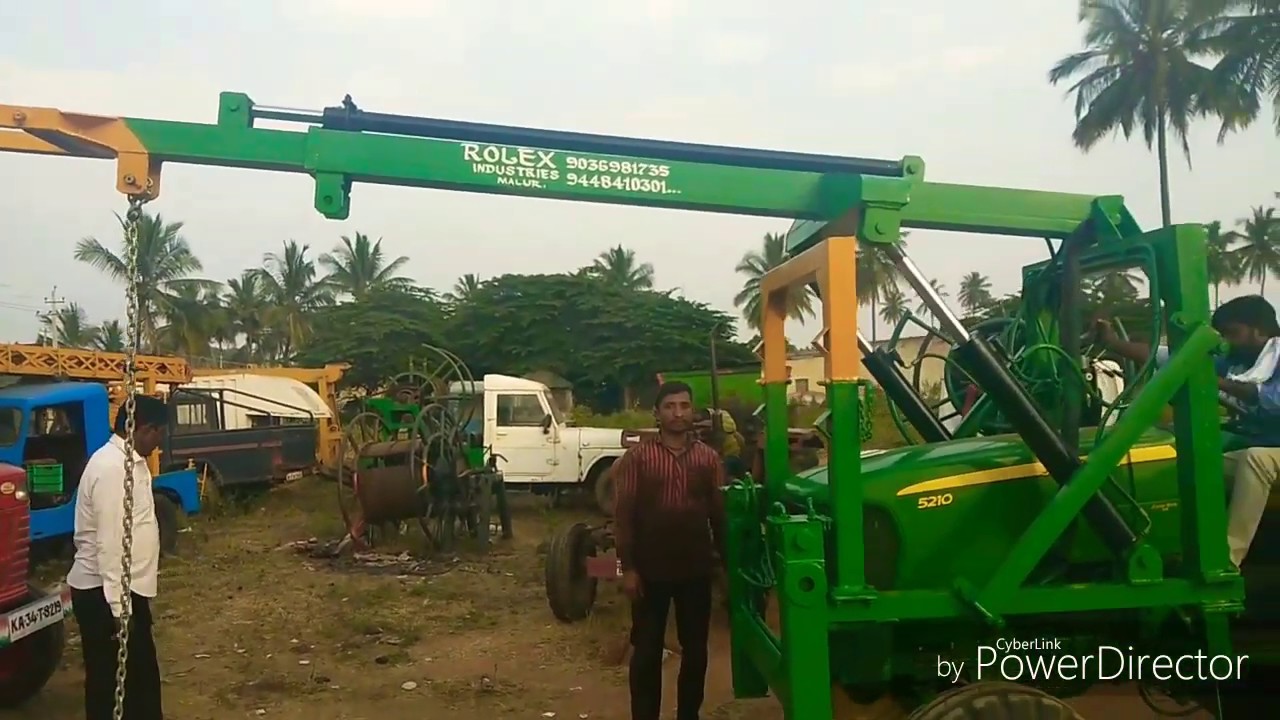 Electric pole Erection Machine manufacturing kolar 9036981735 YouTube