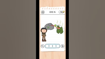 Brain Test 3: Tricky Quests & Adventures level 34 Solutions / Walkthrough