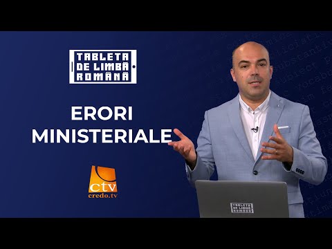 Video: Erori de vorbire