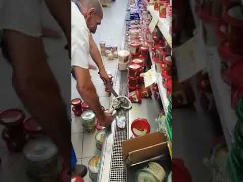 افعى في سوبر ماركت رامي ليفي