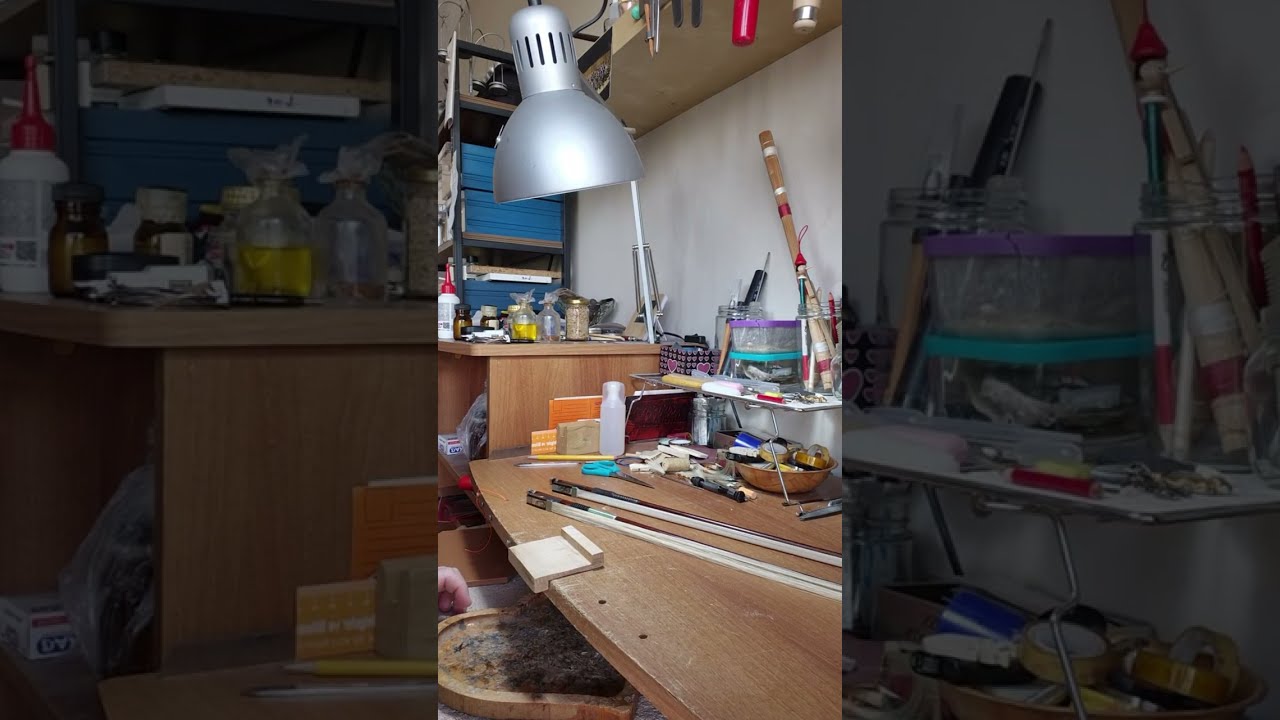 Ankara #kemanyayıtamircisi atölyesinden yay temizleme canlı yayını