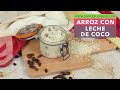ARROZ CON LECHE DE COCO | Receta vegana de arroz con leche | Arroz con leche de coco y pasas