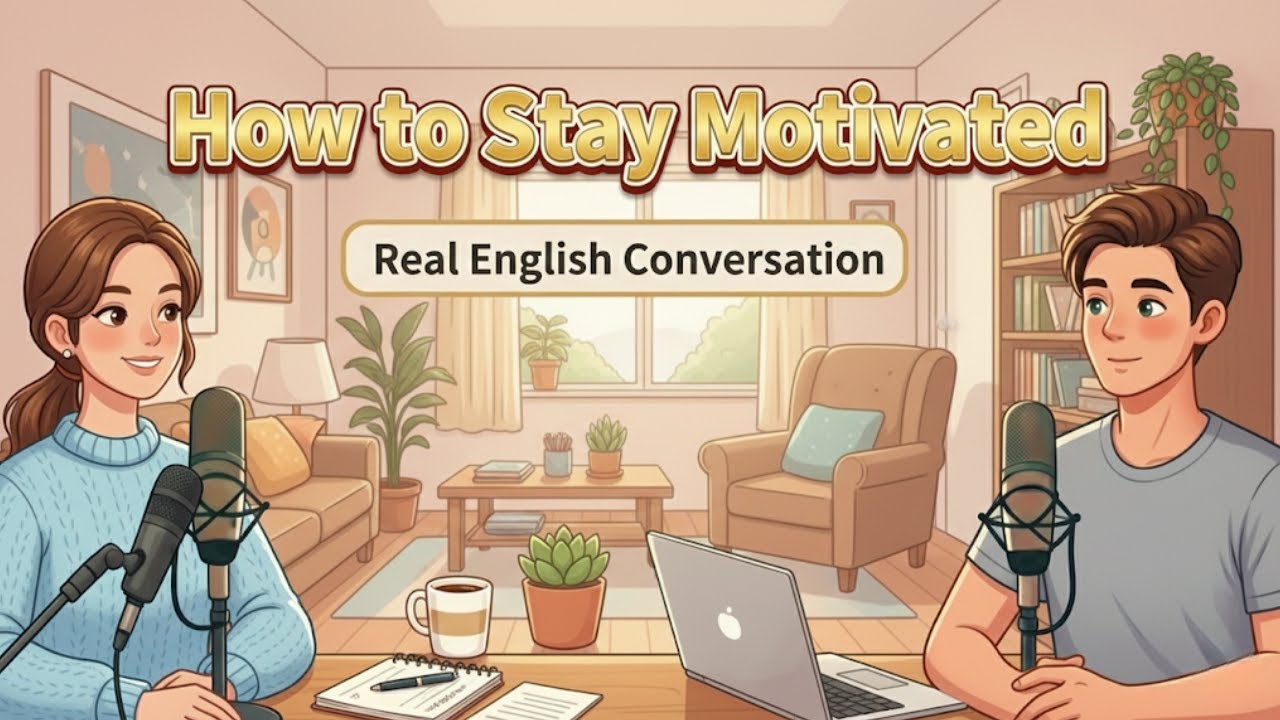 How to Stay Motivated| English Podcast For Learning English - YouTube