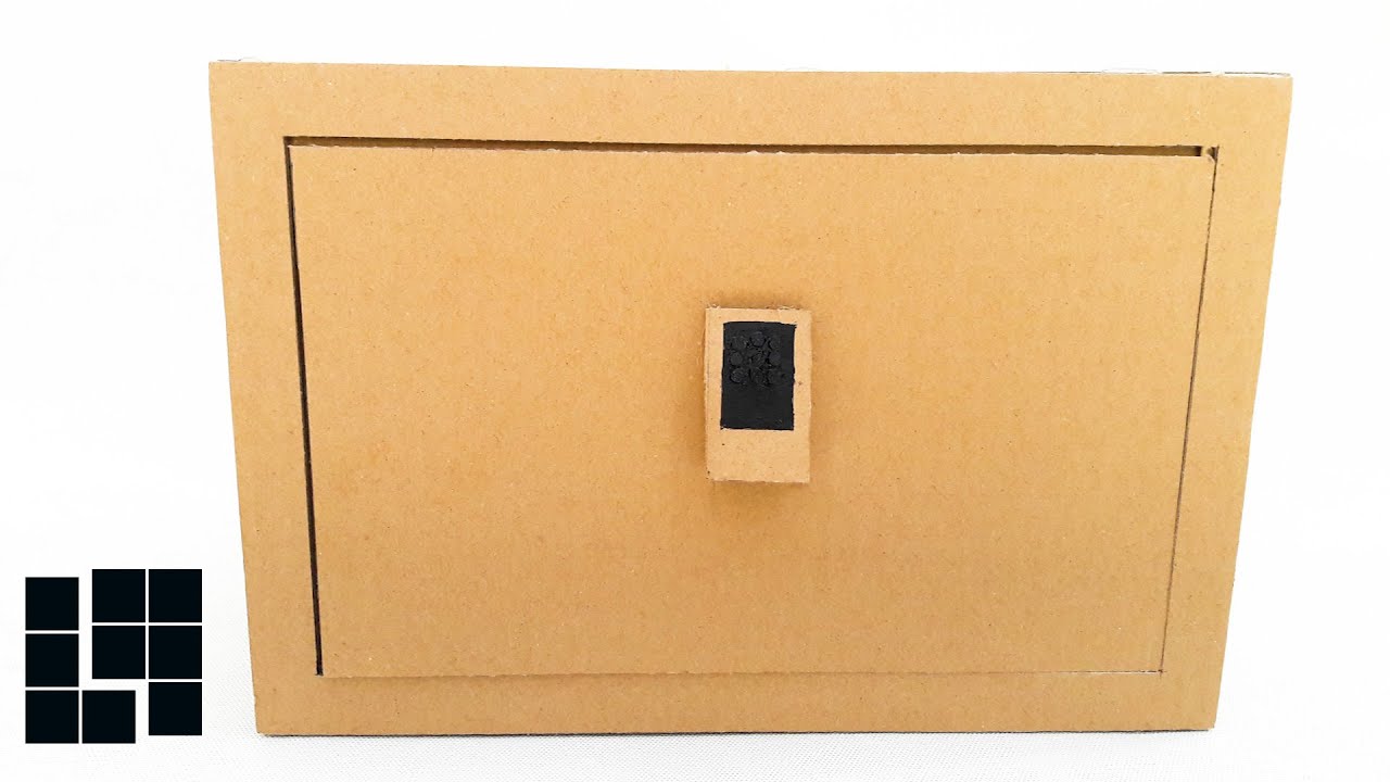 How To Make Cardboard Fingerprint Safe Box