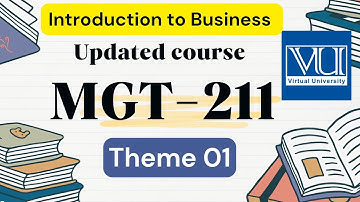 MGT211 theme 1 | Updated short lectures 2025 | MGT211 short lecture 1 | VU Nexus