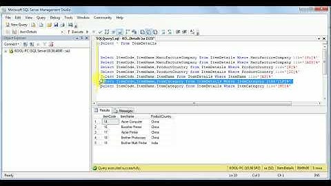 Wildcard in SQL select statement | SQL Server Tutorials | SQL tutorial for beginners