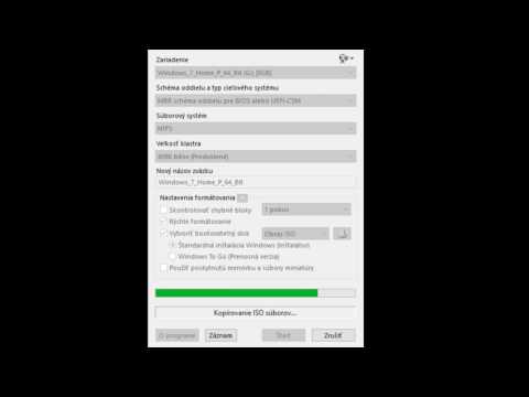 Video: Ako Vytvoriť Bootovaciu Jednotku USB V Systéme Windows
