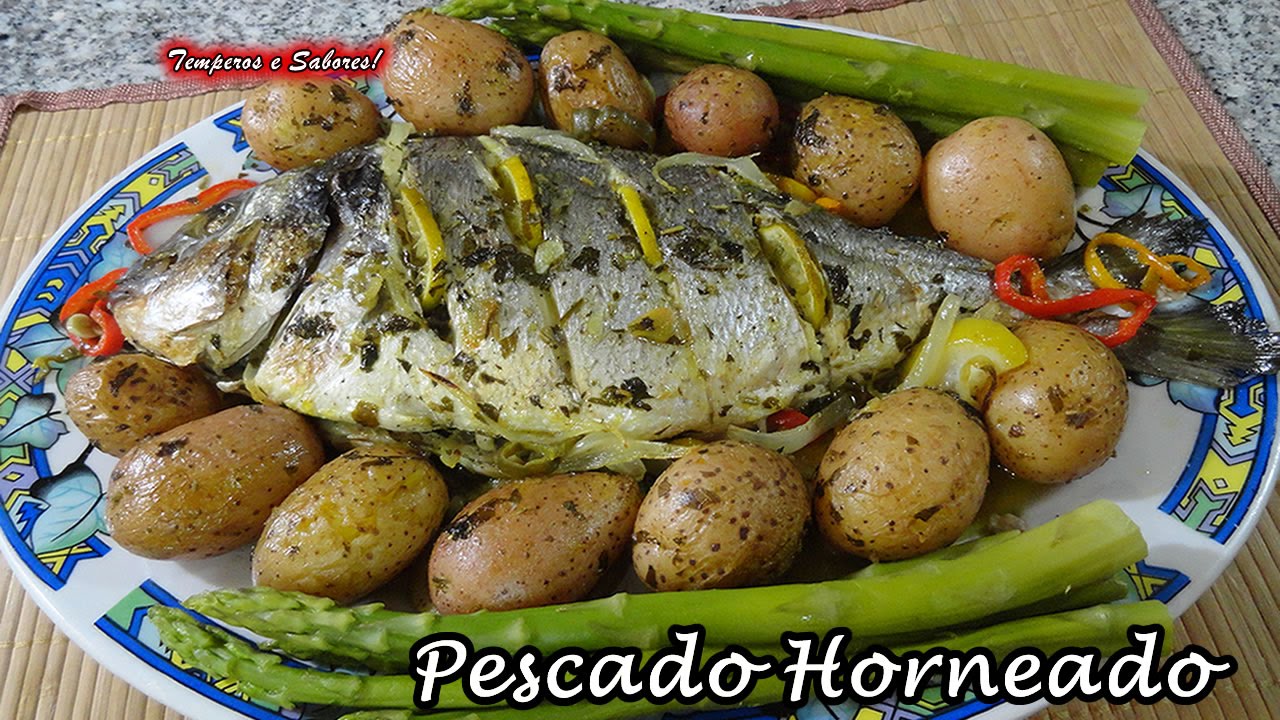 Pescado Dorada Horneado super rico