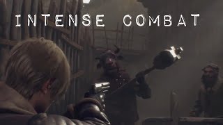 Resident Evil 4 Remake Close &amp; Intense Gameplay Compilation