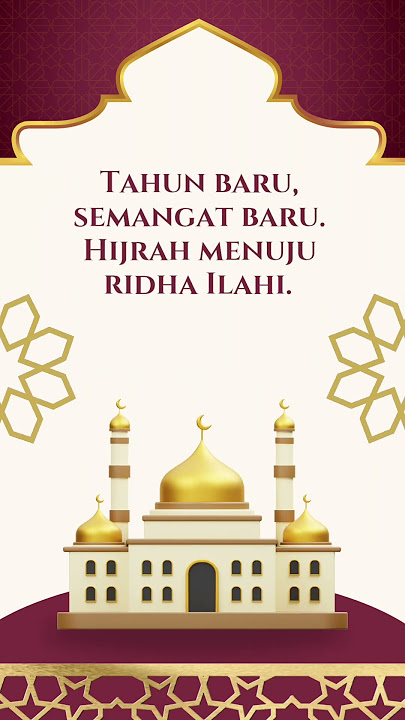 Ucapan Tahun Baru Islam 2025 #tahunbaruhijriah #tahunbaruislam1447h #shorts