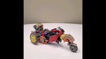 Quick Tutorial: Transformers Legacy Junkion Trike feat. Crashbar and Road Rocket