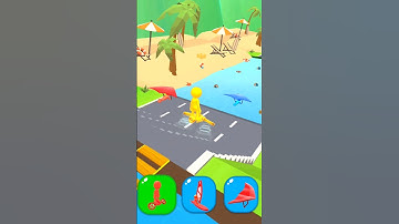 Shape-shifting Funny Race Gameplay new hyper casualgames #shorts #gameplay #shapeshifting