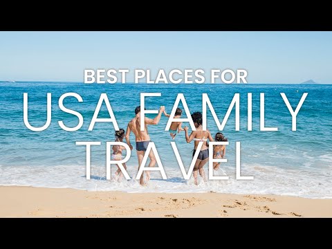 poster for Family Travel USA | Top Family Vacation | Family Destinations Guide USA #travel #familytravel