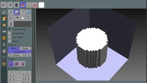 Goxel editor tour 03: Brush and shape tools