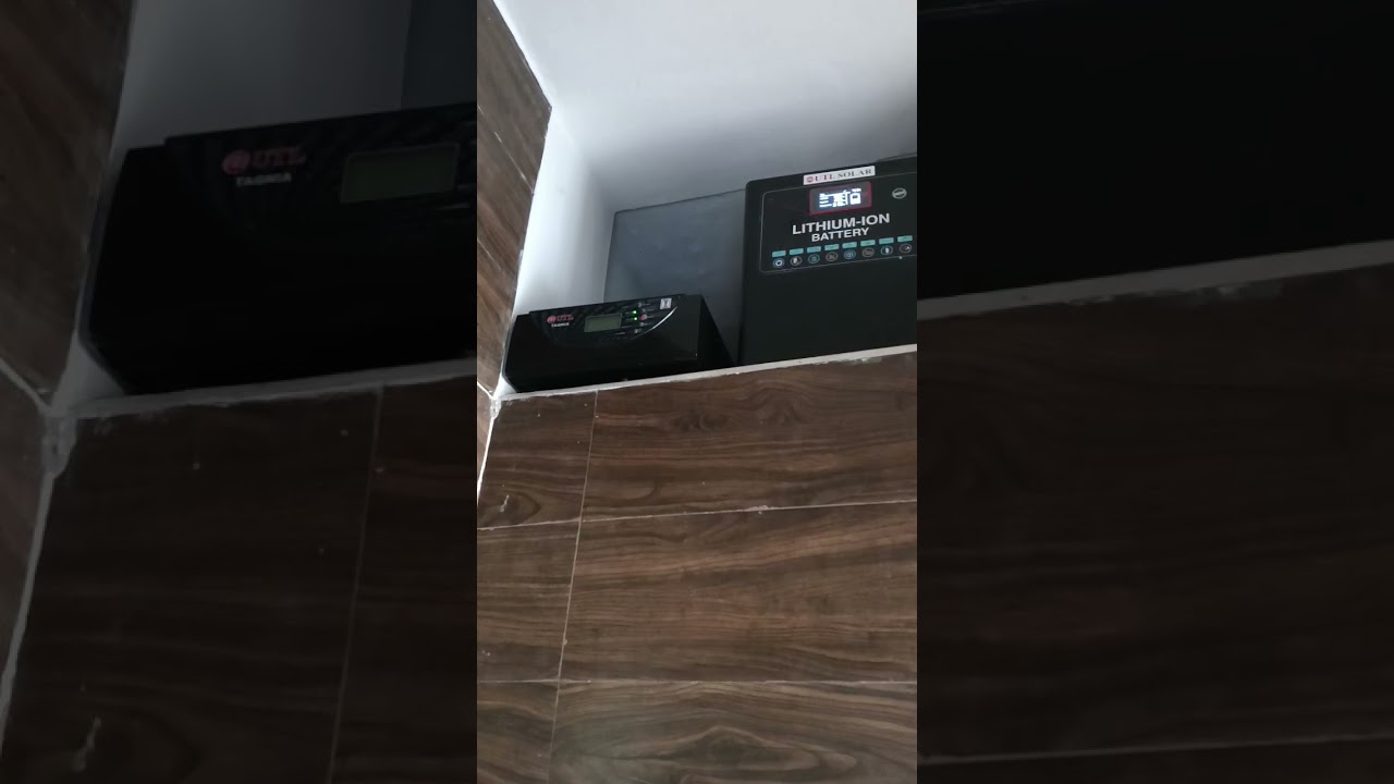 UTL lithium parasite battery and utl inverter installation from  Madurai