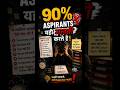 90% Aspirants यहीं गलती करते हैं! | UPSC | MPPSC | Civil Services | IAS #shorts #education #ssc