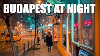 Budapest Night Walk, January 2023 | 4K Hdr
