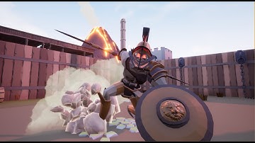 Indie SoulsLike Boss Fight (GameDev)