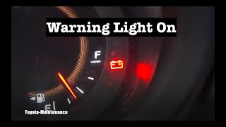 Battery warning light - How to deal with it