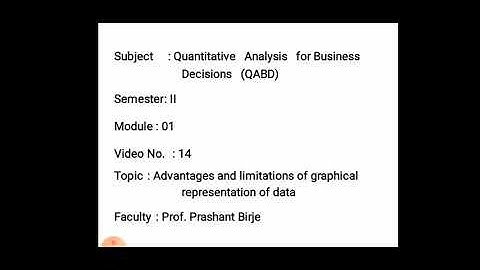 2nd Semester, QABD, Module No. 1, Video No. 14