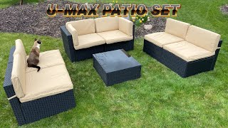 Ultimate U-Max 7 Piece Patio Set: Assembly Guide, Detailed Review & Configuration Styles!