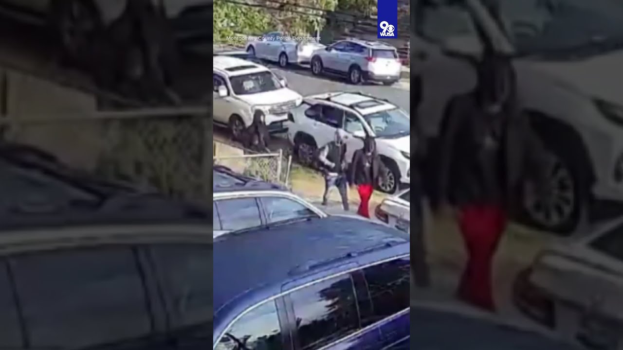 Caught On Camera Wild Shootout In Maryland