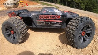 NEW ARRMA Kraton 8s EXB Jumps off a Cliff!😱Tips and Freestyle Bash!