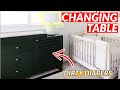 I Built our Baby THE ULTIMATE Changing Table Dresser