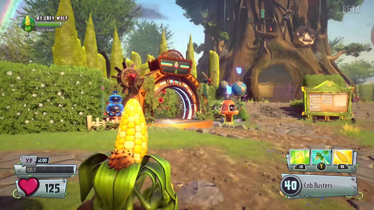 Plants vs. Zombies: Garden Warfare 2 Beta - Gameplay Part 1 - Backyard ...