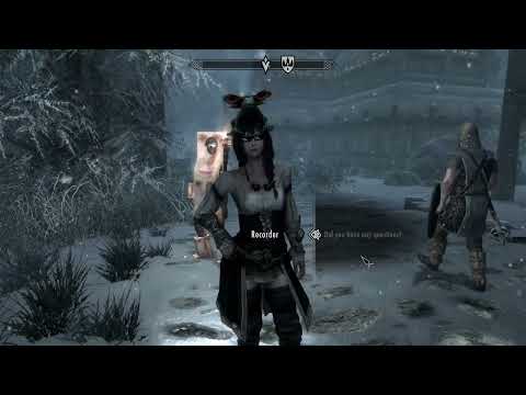 Chatting with Recorder follower Skyrim mod