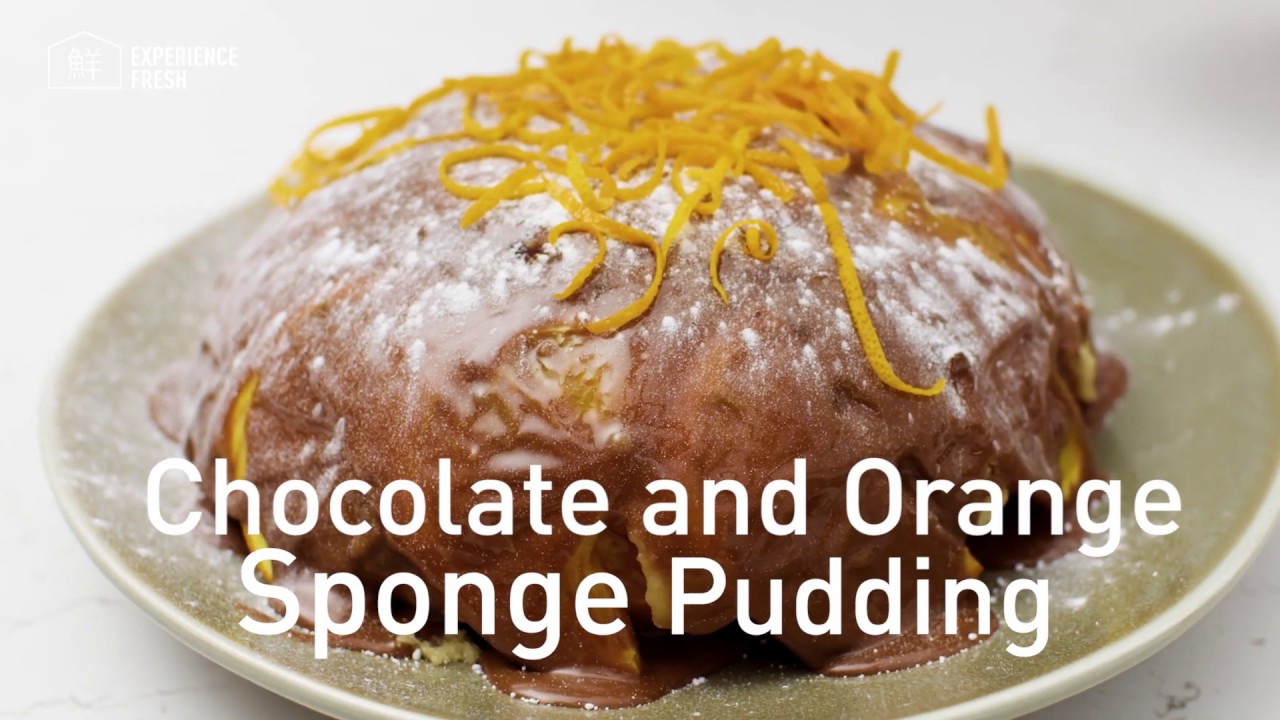 Chocolate Orange Sponge Pudding | Panasonic Microwave ST48 Chocolate Orange Sponge Pudding | Panasonic Microwave ST48