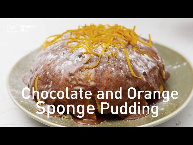 Chocolate Orange Sponge Pudding | Panasonic Microwave ST48 Chocolate Orange Sponge Pudding | Panasonic Microwave ST48