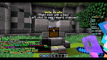 Lets Play Minecraft! Lets open some Vote Keys Episode 1!