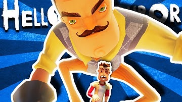 WILL THE GIANT NEIGHBOR SQUISH US LIKE A BUG?! FACING THE SECRET FINAL BOSS! | Hello Neighbor Beta 3