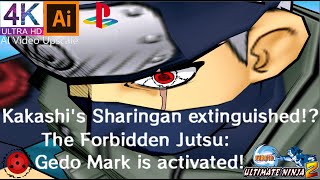 Gedo Mark Story - Naruto Ultimate Ninja 2 - | 4K 60fps AI Upscaling Remastered |Walkthrough Gameplay