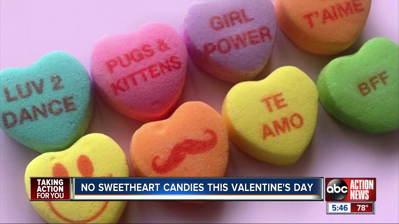 Sweethearts Candies Won't Be On Shelves This Valentine's