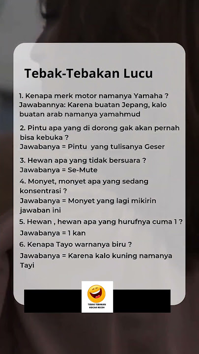 Tebak tebakan lucu dan kocak parah #shorts