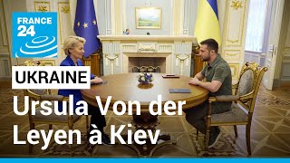 À Kiev, von der Leyen réitère le soutien de l'UE à l'Ukraine 