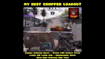 ((MY)) BEST CHOPPER LOADOUT for Call Of Duty Mobile