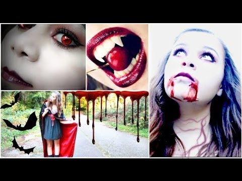  DIY  Vampire  Halloween  Costume Makeup YouTube