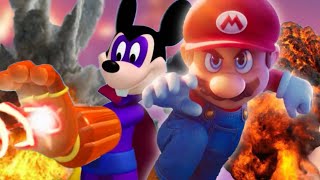MORTIMER MOUSE vs. The SUPER MARIO Bros. (Anime Fight)